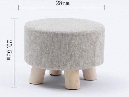 Modern Nordic Round Footstool