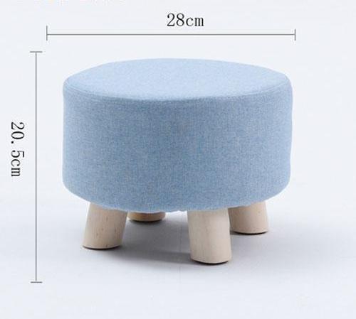 Modern Nordic Round Footstool