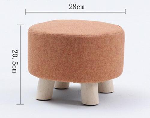 Modern Nordic Round Footstool