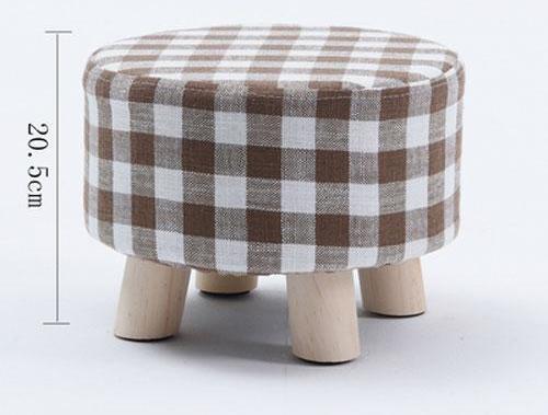 Modern Nordic Round Footstool