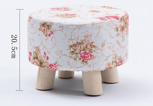 Modern Nordic Round Footstool