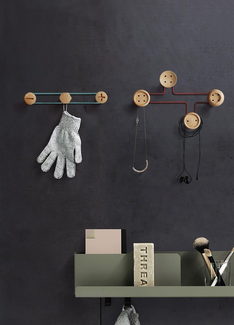 Aro - Modern Nordic Button Coat Rack - Nordic Side - 06-04, feed-cl0-over-80-dollars