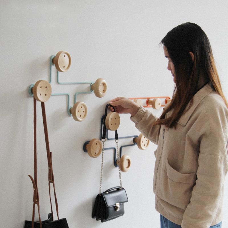 Aro - Modern Nordic Button Coat Rack - Nordic Side - 06-04, feed-cl0-over-80-dollars