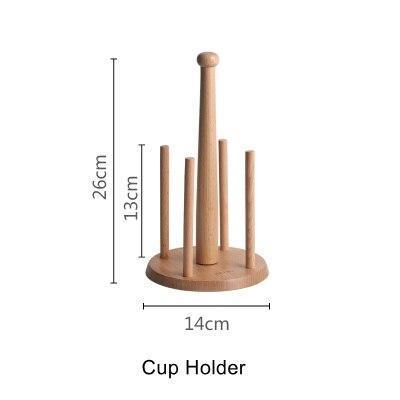 Wooden Cup Organiser - Nordic Side - 