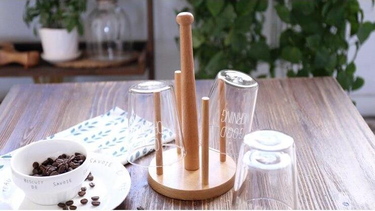 Wooden Cup Organiser - Nordic Side - 