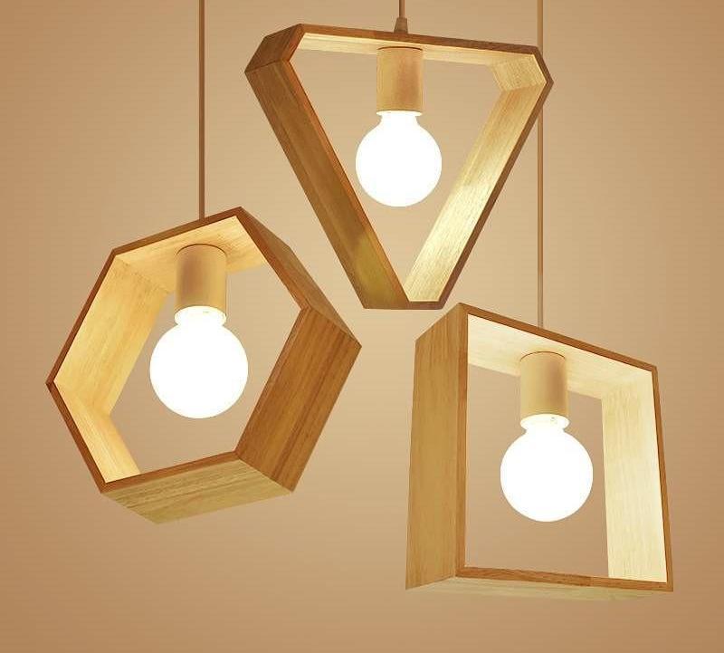 Geometric Hanging Wooden Lights - Nordic Side - 11-27, best-selling-lights, feed-cl0-over-80-dollars, geometric, geometric-lamp, hanging-lamp, lamp, light, lighting, lighting-tag, modern, mod