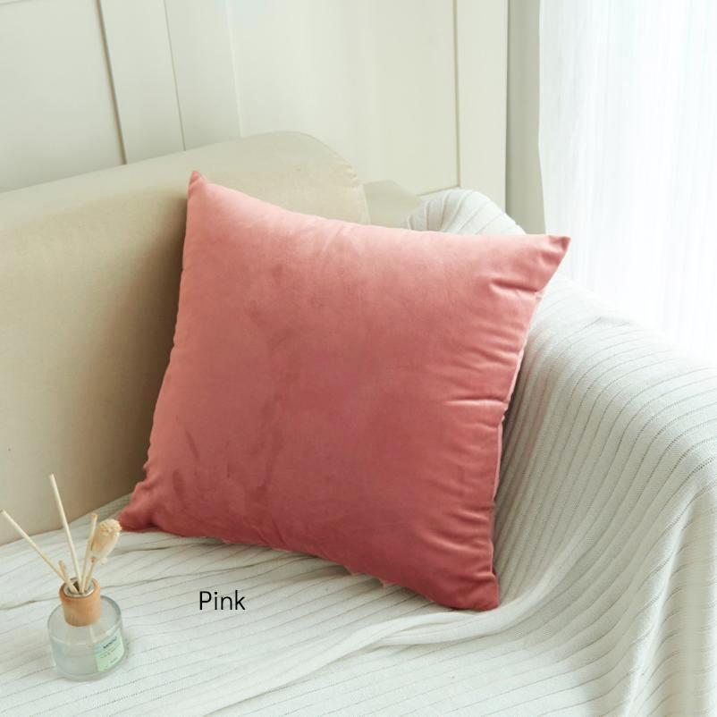 Square Velvet Cushion Cover - Nordic Side - 