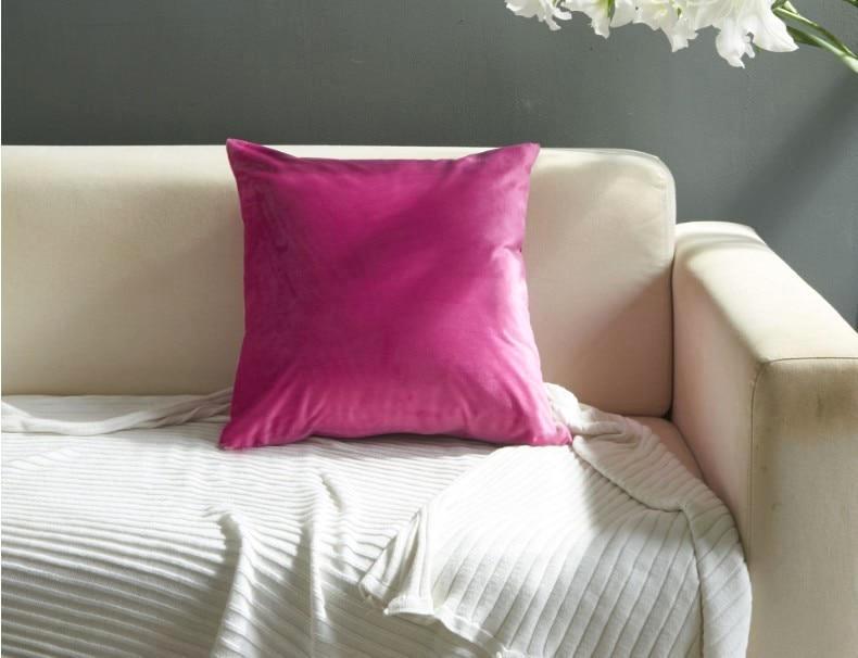 Square Velvet Cushion Cover - Nordic Side - 