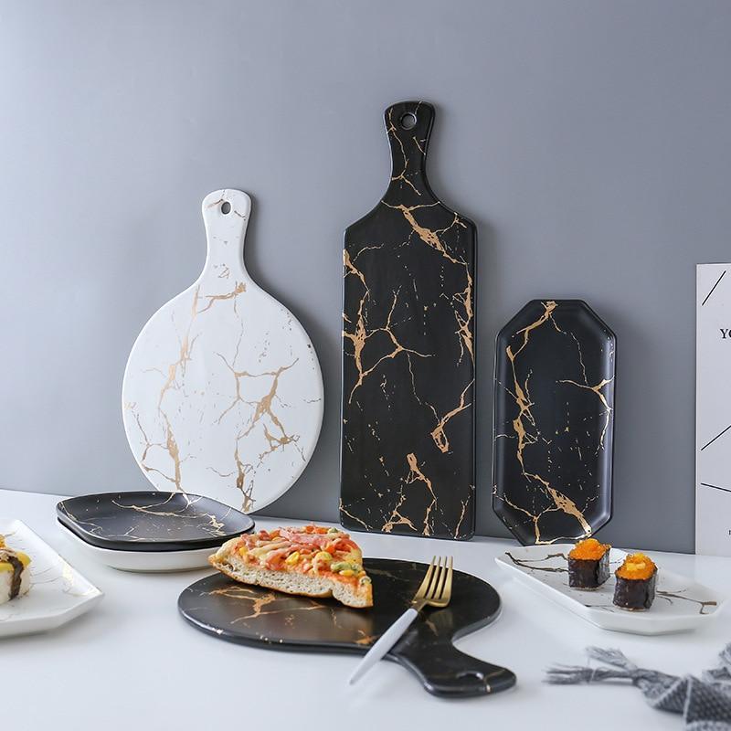 Various Gold Marble Ceramics - Nordic Side - 