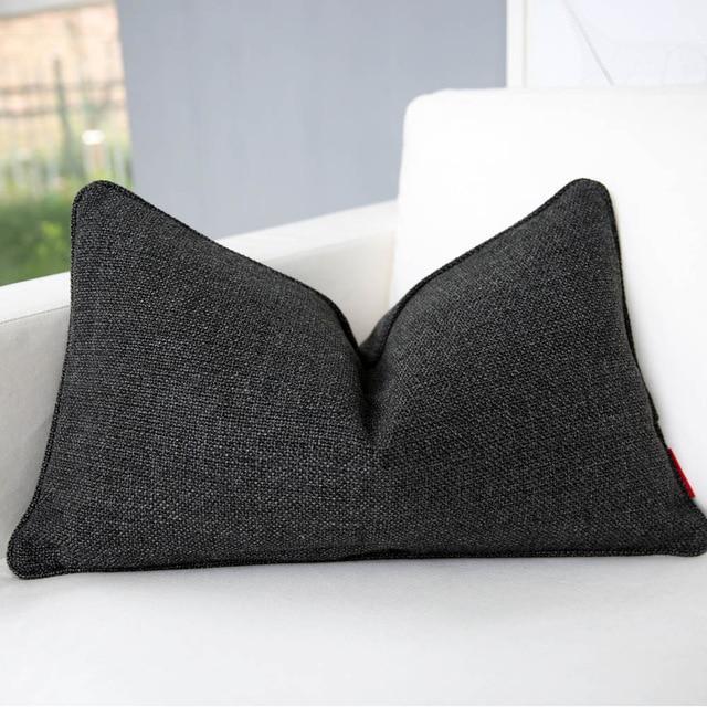 Thick Blended Grey Pillow Case - Nordic Side - 