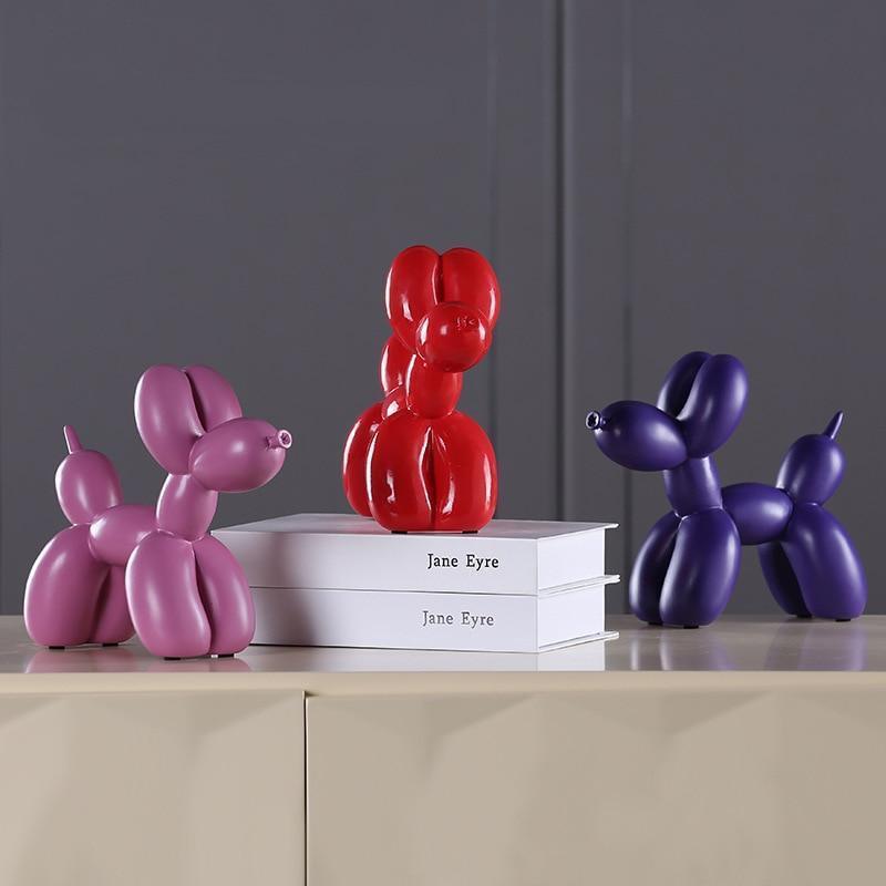 Resin Balloon Dog - Nordic Side - 