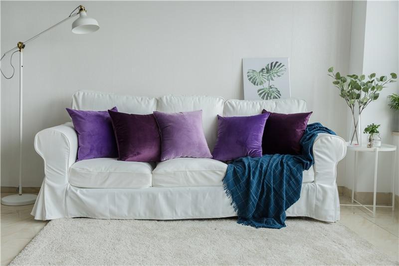 Silky Velvet Cushion Cover - Nordic Side - 