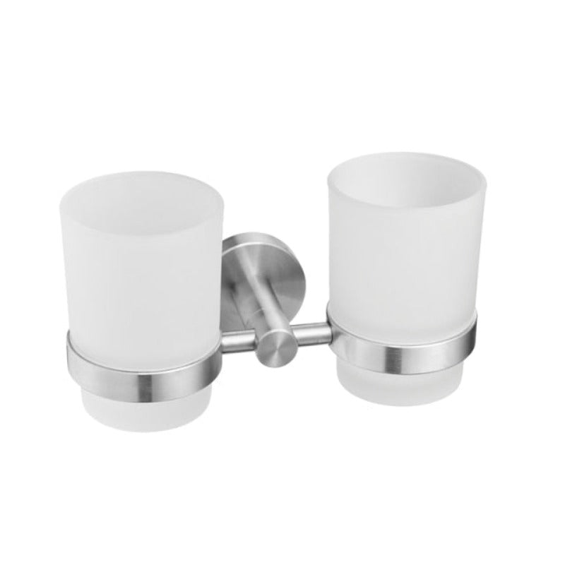 Benton Modern Brushed Stainless Steel Bathroom Hardware Set