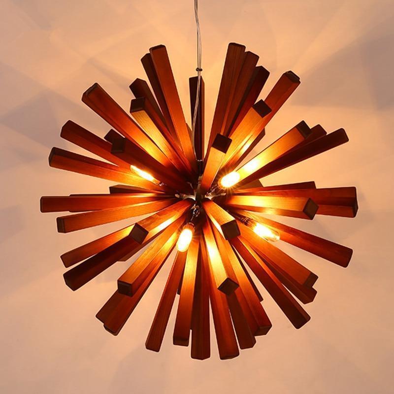 Burst - Wooden Pendant Light - Nordic Side - 02-05, best-selling-lights, chandelier, feed-cl0-over-80-dollars, hanging-lamp, lamp, light, lighting, lighting-tag, modern, modern-lighting, pend