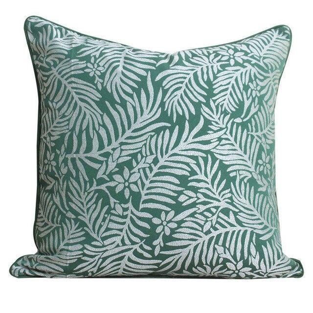 Green Vintage Pattern Cushion Covers - Nordic Side - 