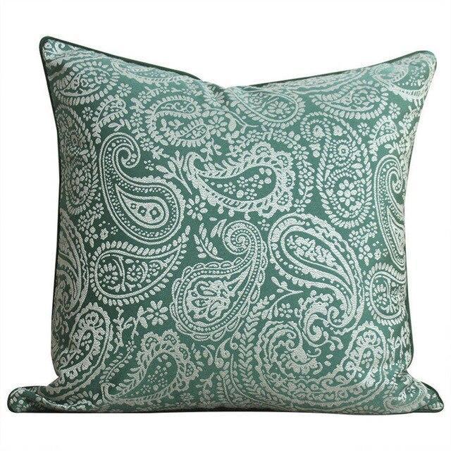 Green Vintage Pattern Cushion Covers - Nordic Side - 