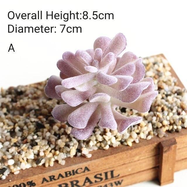 Purple Artificial Succulent - Nordic Side - 