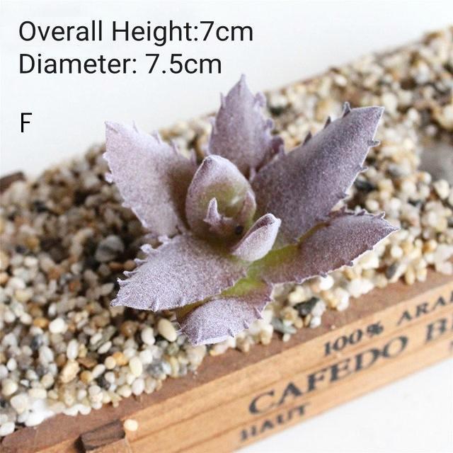 Purple Artificial Succulent - Nordic Side - 