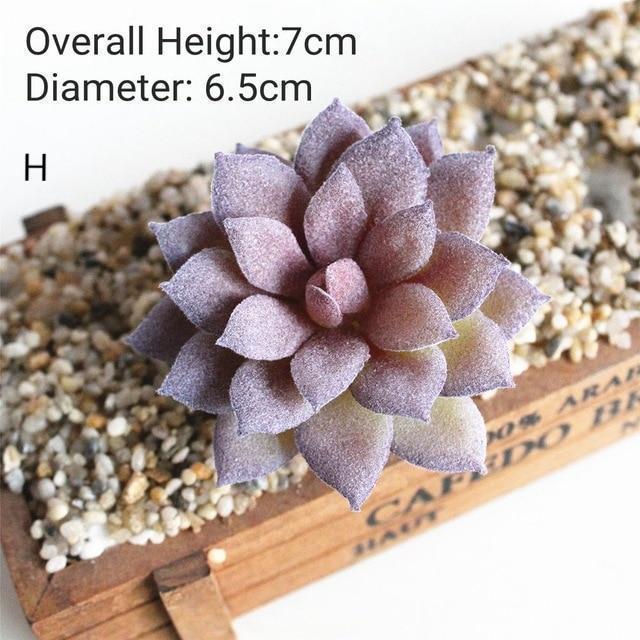 Purple Artificial Succulent - Nordic Side - 