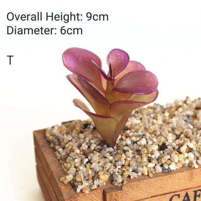 Purple Artificial Succulent - Nordic Side - 