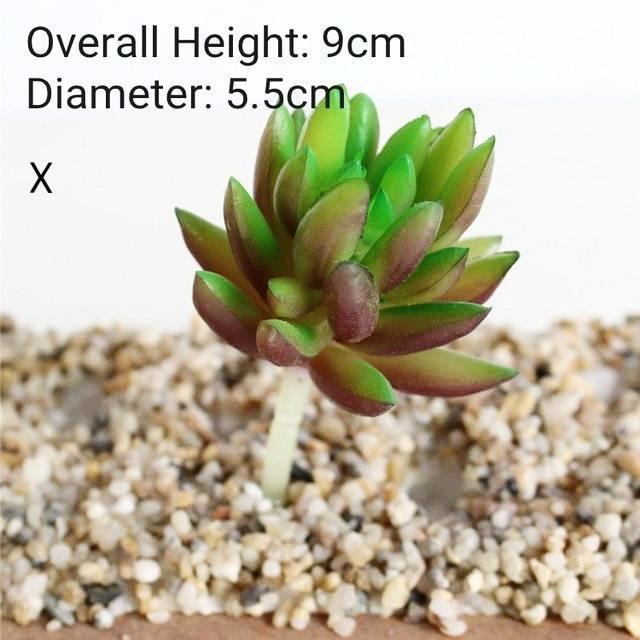 Purple Artificial Succulent - Nordic Side - 