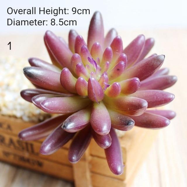 Purple Artificial Succulent - Nordic Side - 