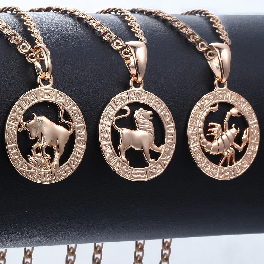 Zodiac Sign Constellations Pendants Necklace - Nordic Side - Jewelry