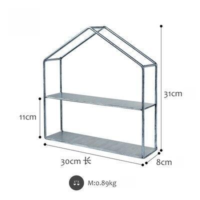 Rusty Iron House Stand - Nordic Side - 