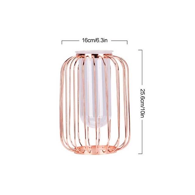 Florin - Modern Iron Frame Vase - Nordic Side - modern-pieces