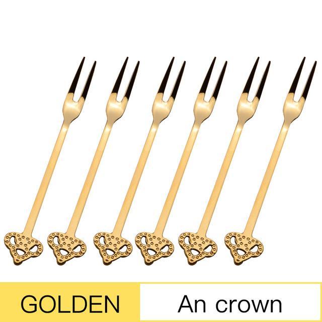 Crown Fruit Fork - Nordic Side - 