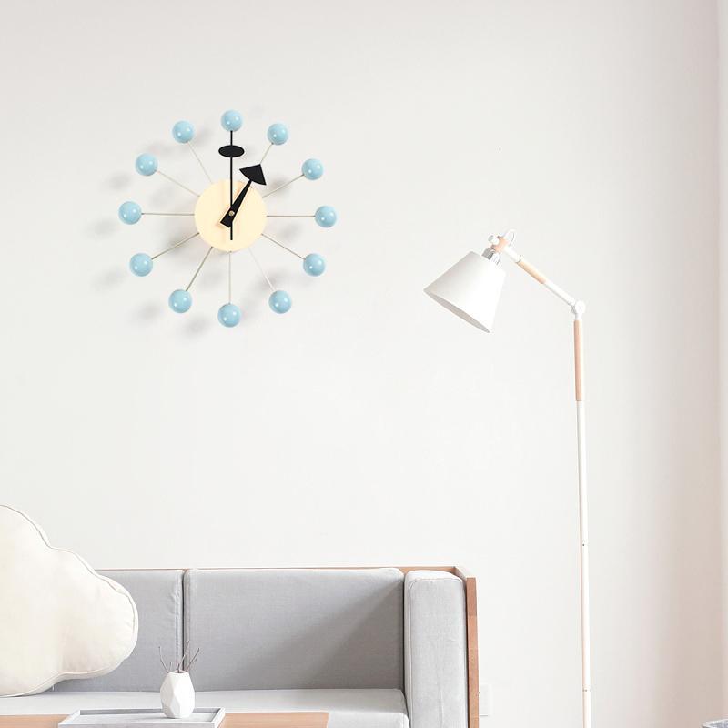 Modern Nordic Wooden Clock