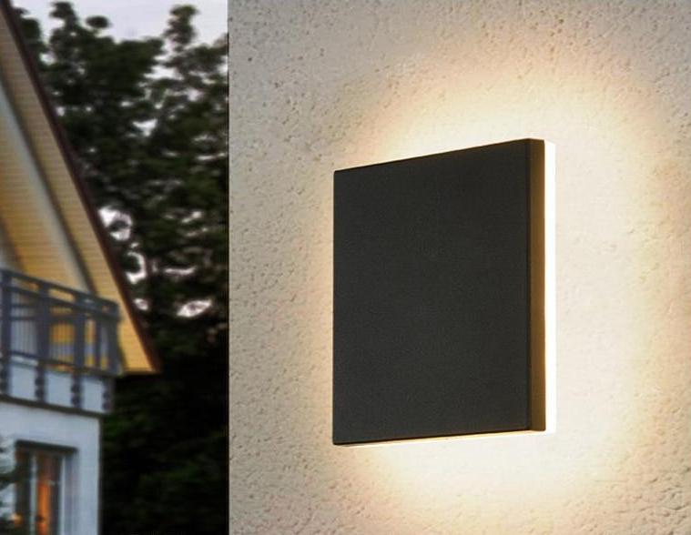 Modern Outdoor Wall LED Disc Lights