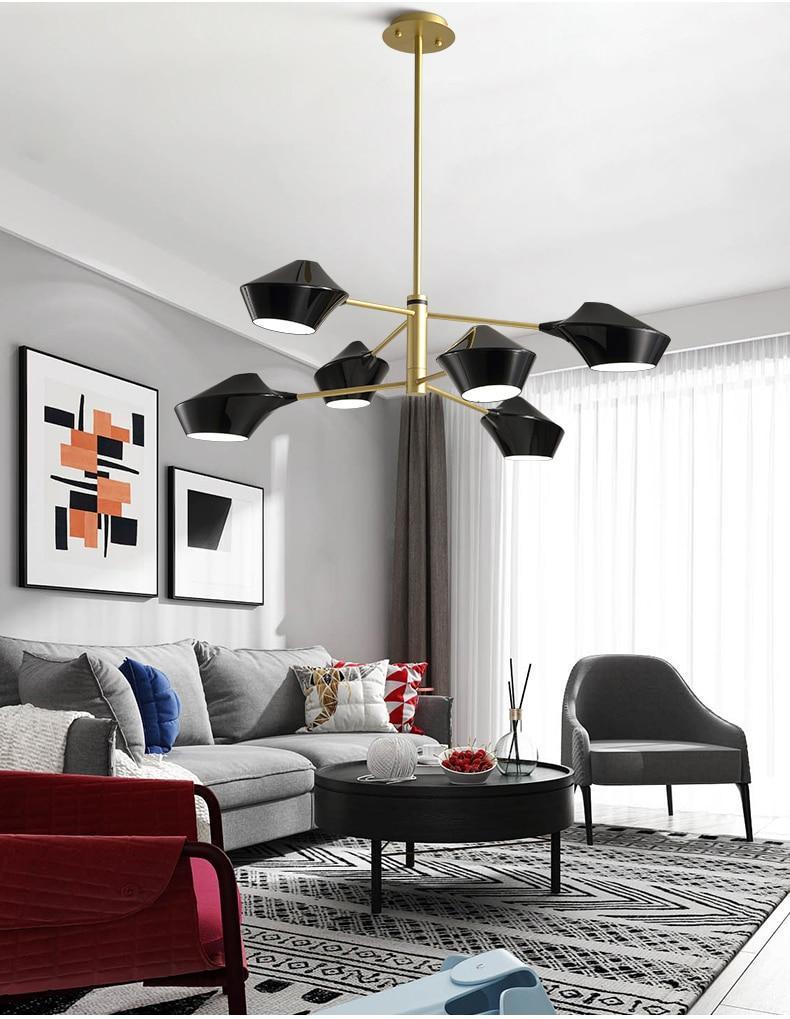 Modern Minimal Chandelier - Nordic Side - 