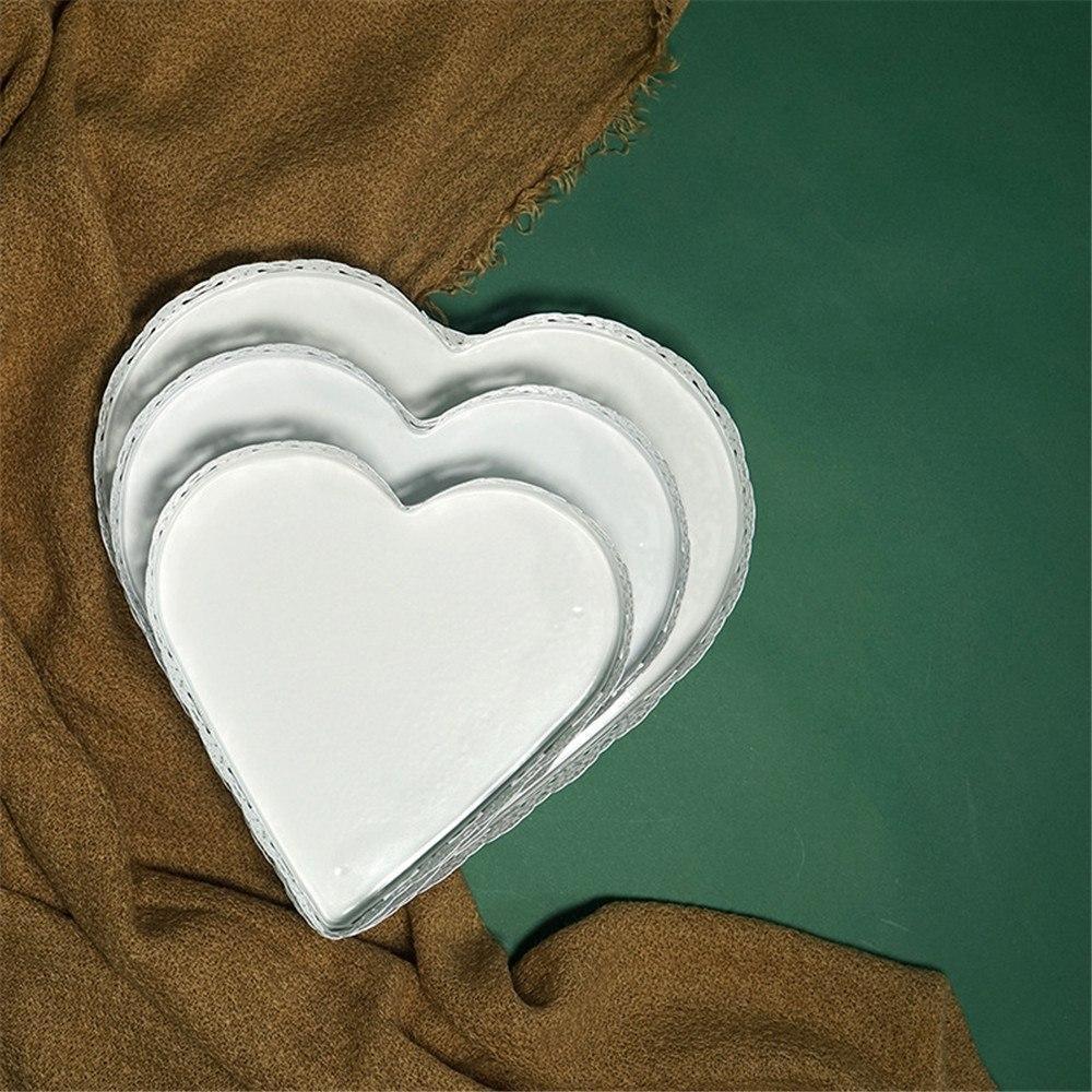 Metal Heart Tray - Nordic Side - 