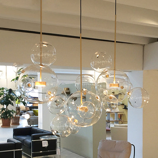 Artistic Glass Ball Chandelier