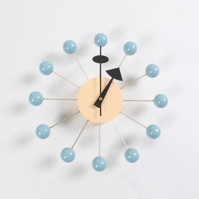 Modern Nordic Wooden Clock