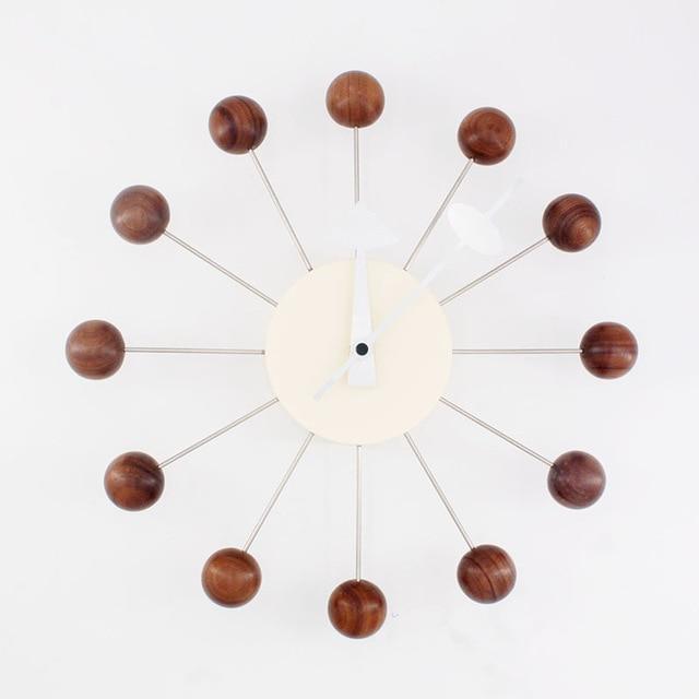 Modern Nordic Wooden Clock