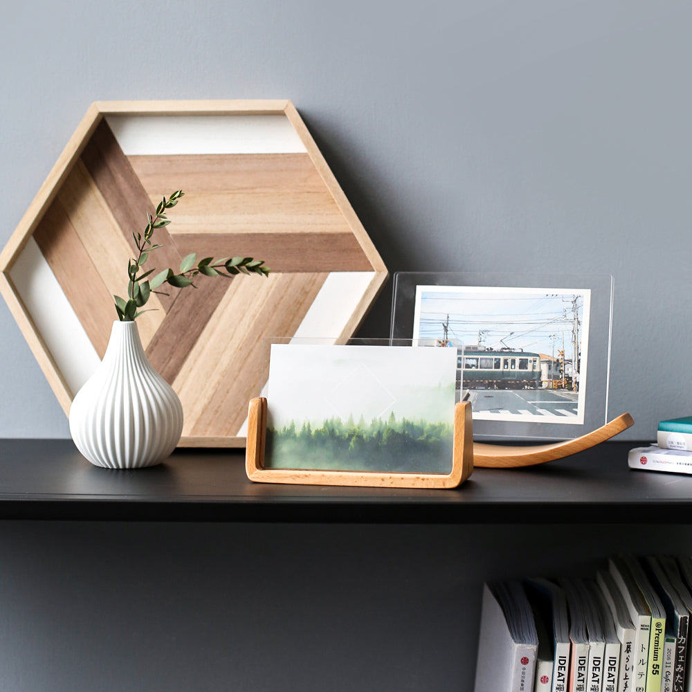 Wooden Photo Frame Display Stand