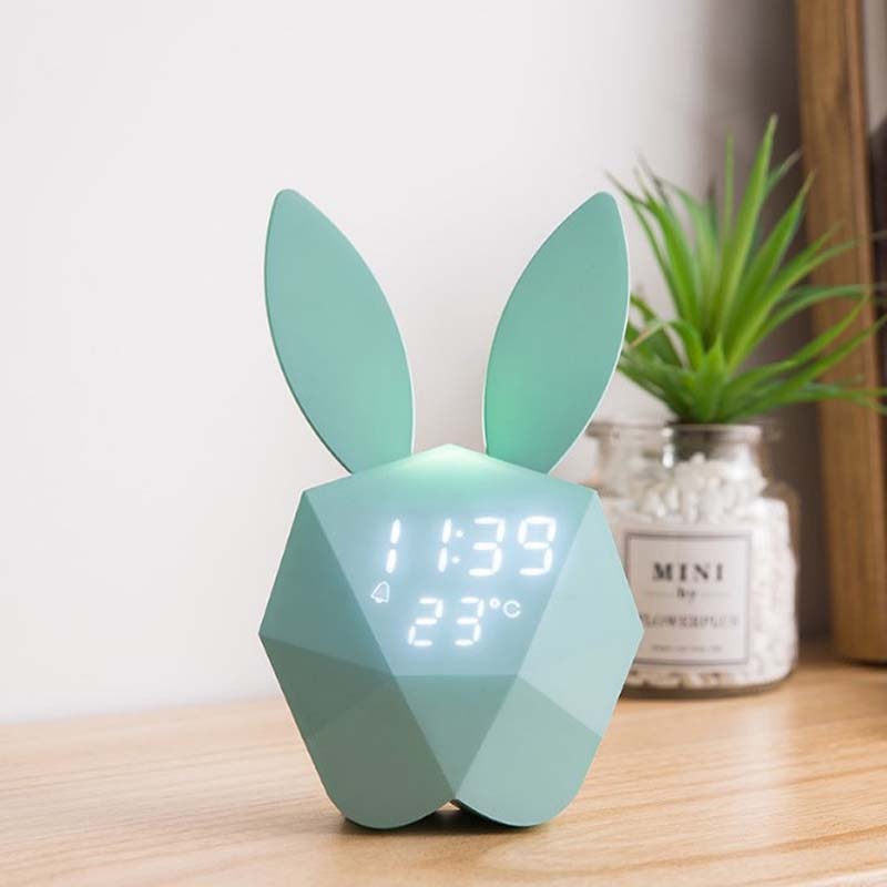 Voice Control Rabbit Shape Clock