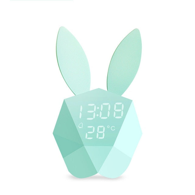 Voice Control Rabbit Shape Clock