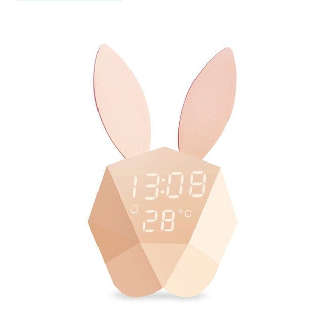 Voice Control Rabbit Shape Clock