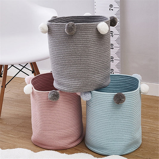 Woven Cotton Storage Basket Organiser