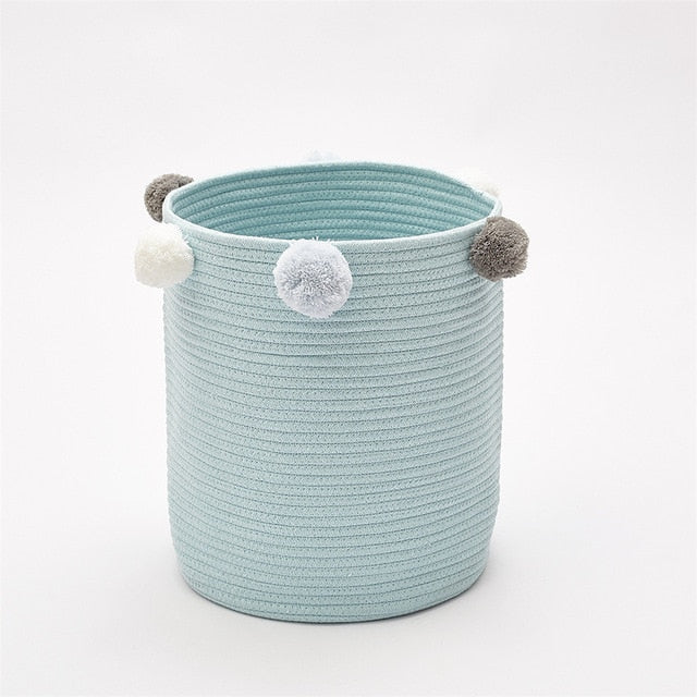 Woven Cotton Storage Basket Organiser