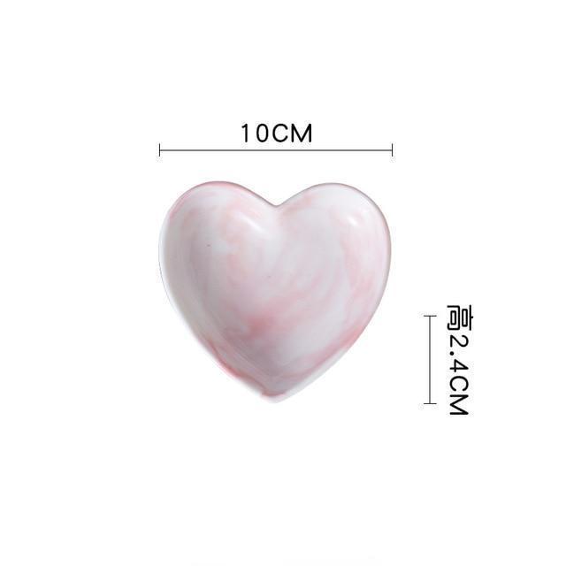 Marble Heart Dinnerware - Nordic Side - 