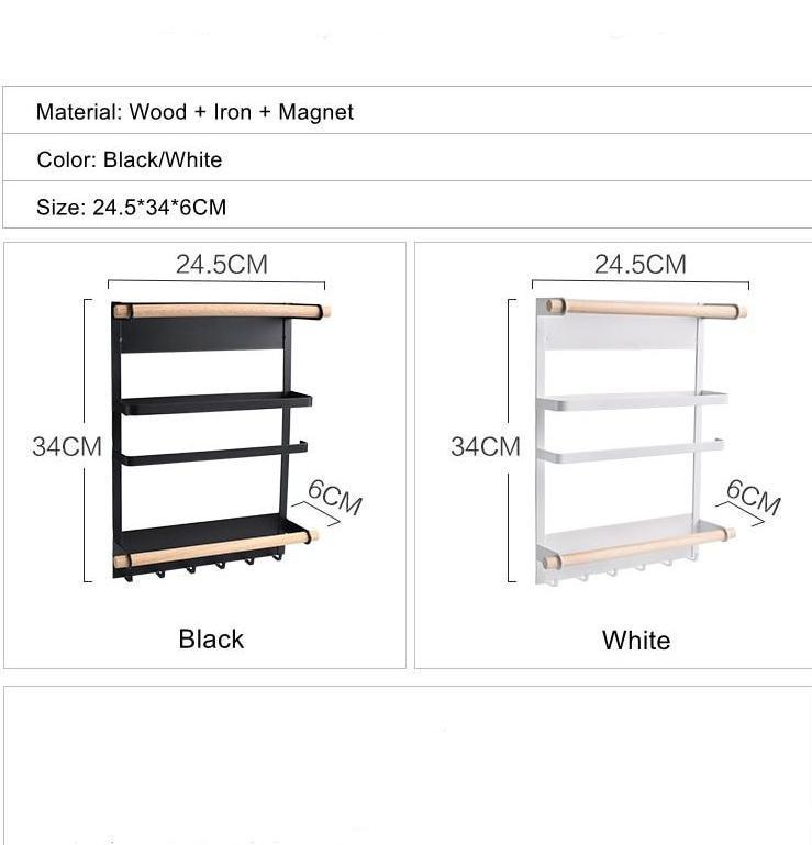 Magnetic Iron Storage Rack - Nordic Side - 