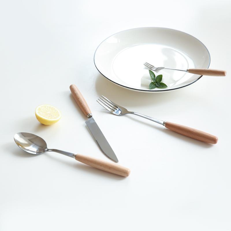 Steel & Wood Cutlery - Nordic Side - 