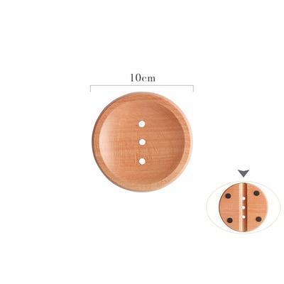 Natural Walnut Soap Plate - Nordic Side - 