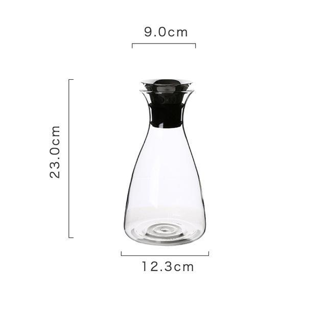 Glass Bottle with Steel Lid - Nordic Side - 