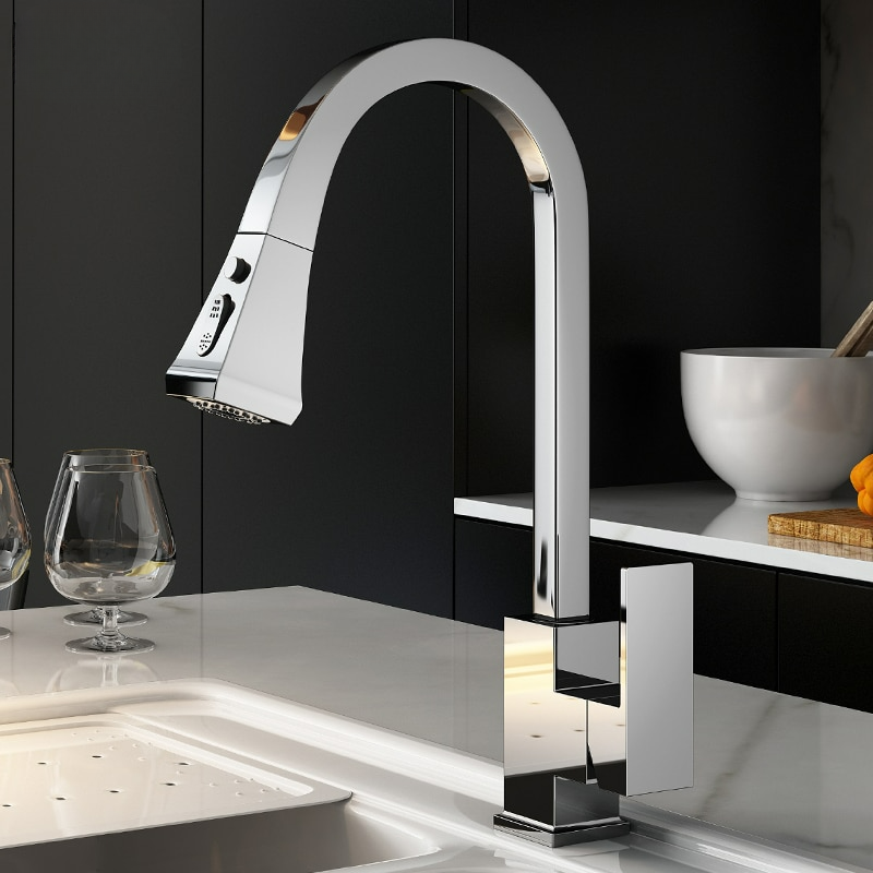 Modern Pull Out Kitchen Faucet