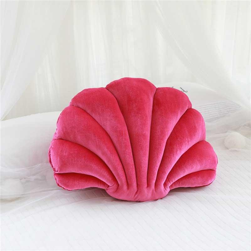 Shell Velvet Shell Cushion - Glam Decor